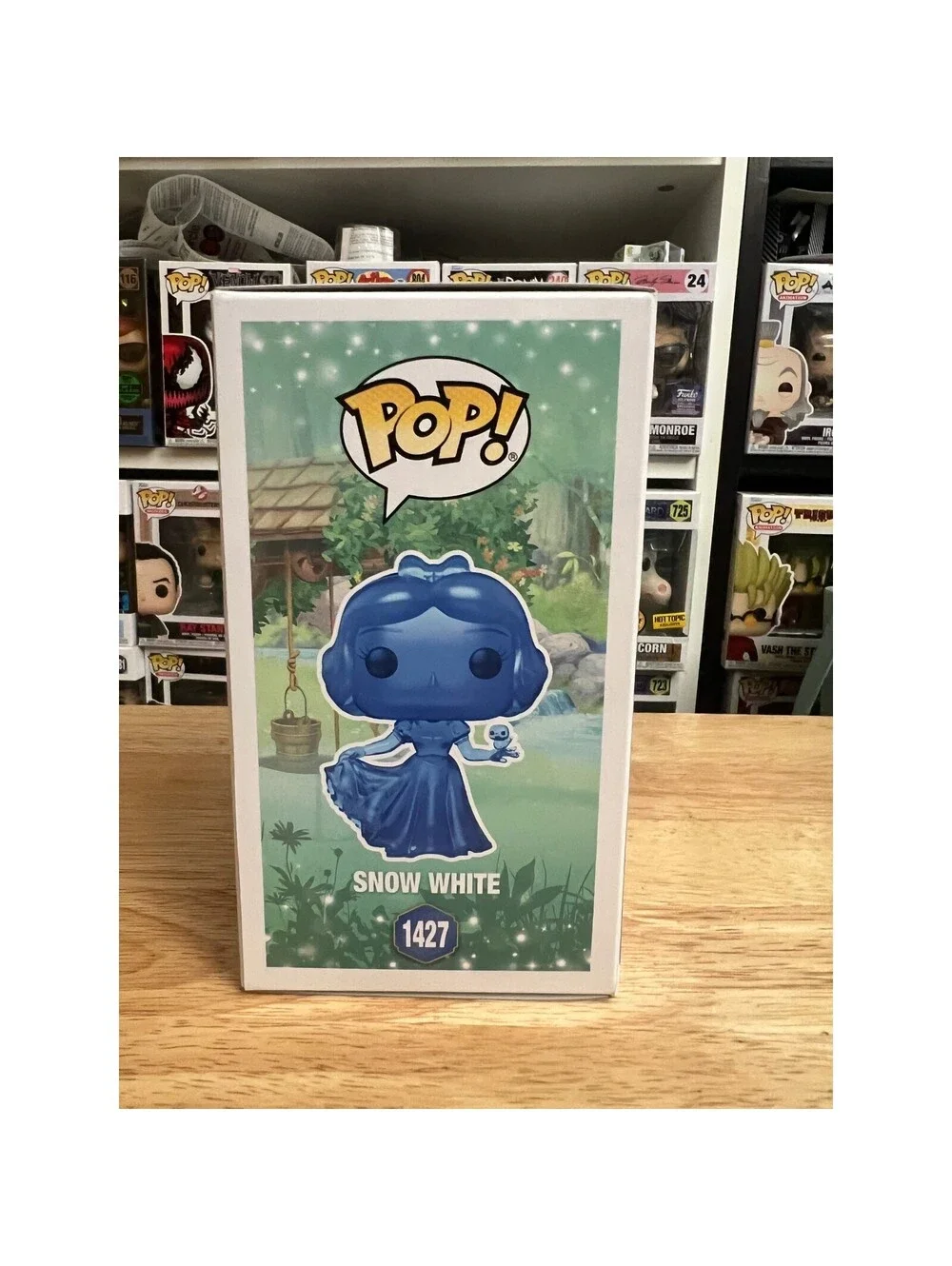LE ONLY 5000 PCS BLUE GLOW IN DARK Snow White Funko Pop #1427 Disney GITD Movies